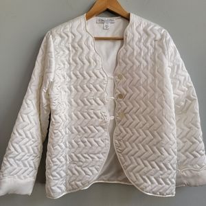 NWOT Oscar de la Renta Spring Jacket White XS